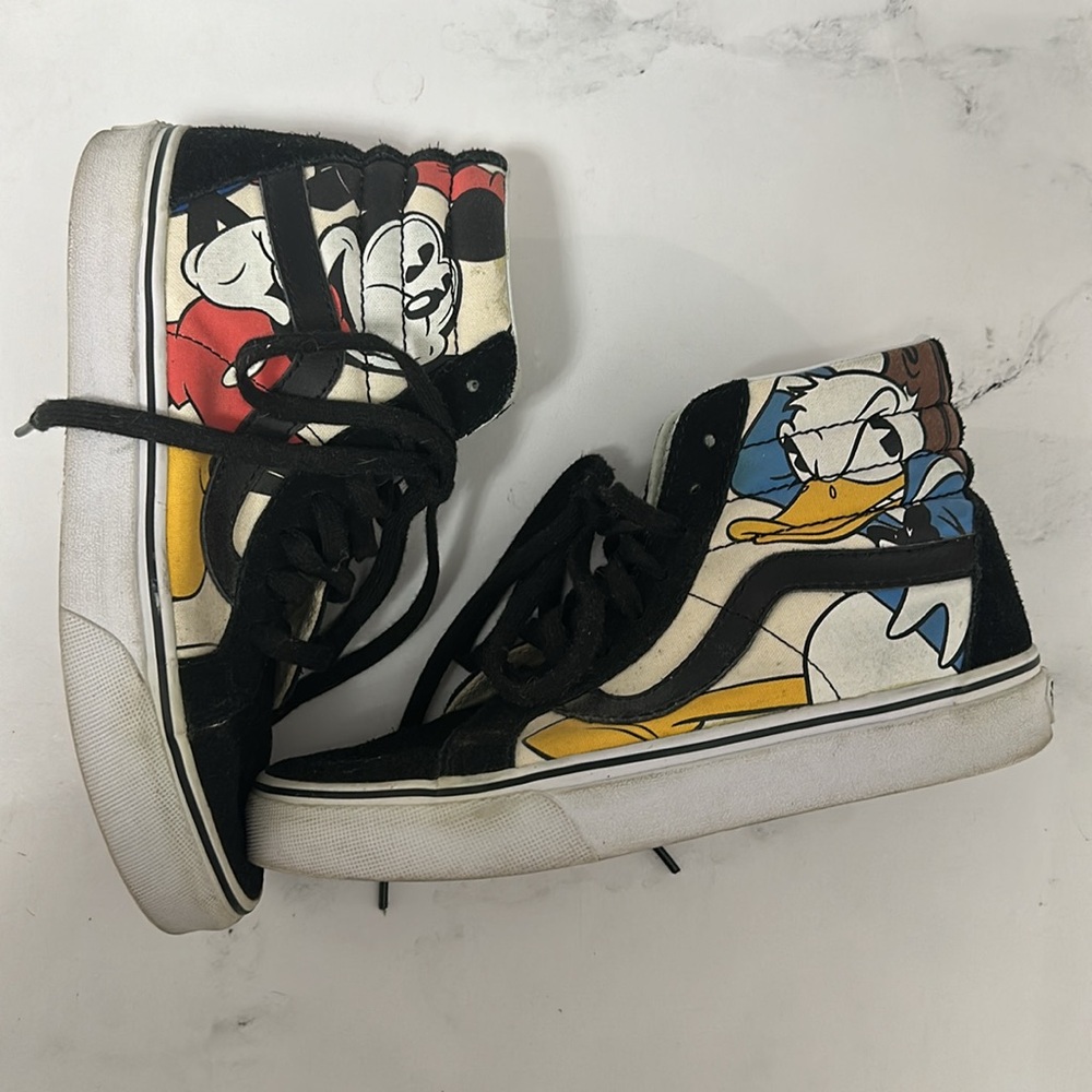 Hi-Top Disney Vans Size 5/6.5